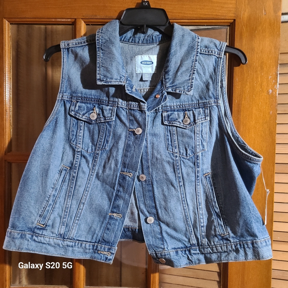 Denim vest